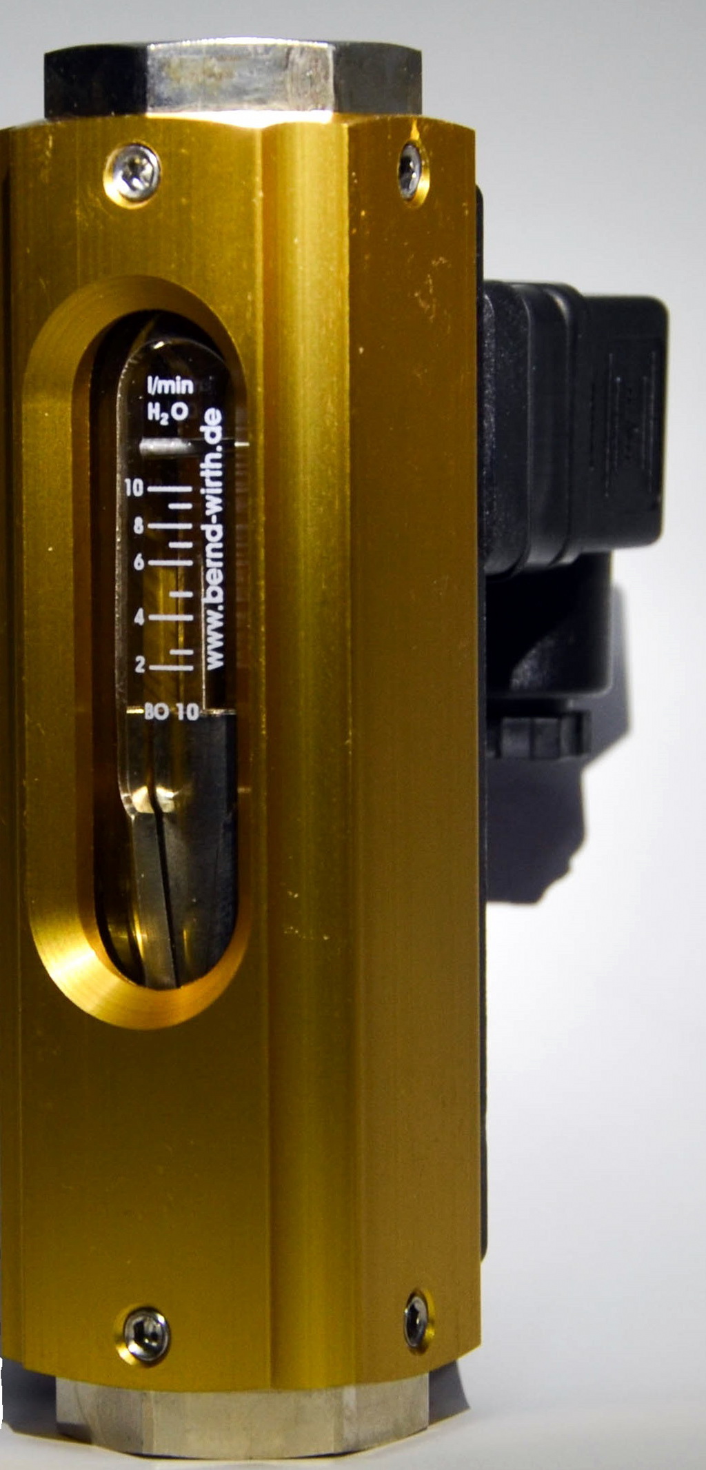Flow monitor with an additional optical indicator